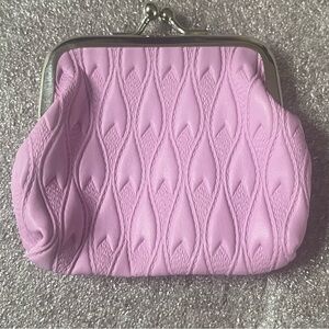 Pink Textured Women's Clutch
